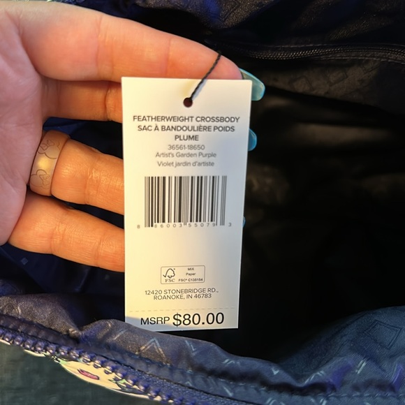 DISCONTINUED Vera Bradley Featherweight Crossbody Purse - Picture 10 of 14